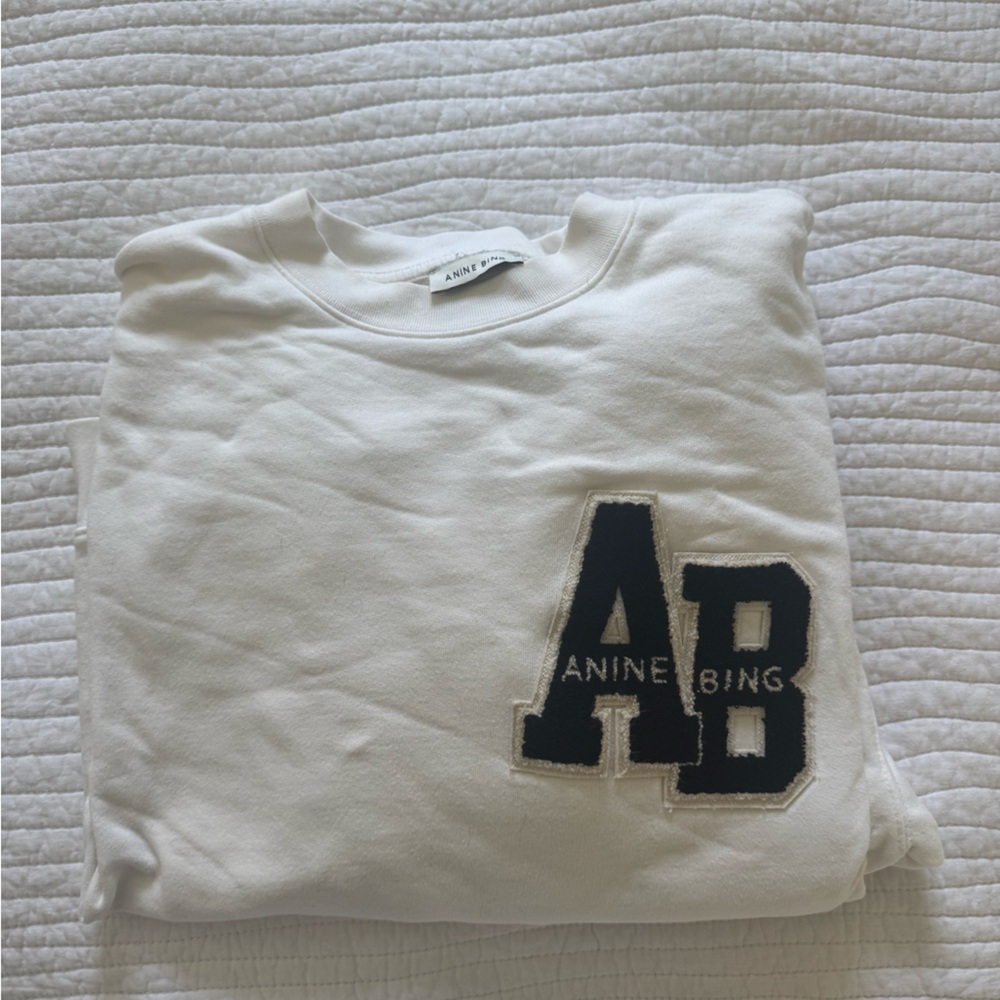 Anine Bing White Graphic sweatshirt